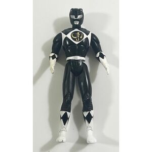 Vintage Power Rangers Black Samurai Ranger Turbo Disney Action Figure Statue Toy